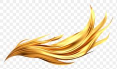 the golden hair is flying in the wind, hd png