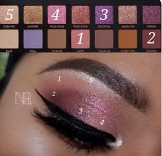 Nykaa Eyeshadow, Glamor Makeup, Cara Makeup, Makeup Types, Eyeshadow Natural, Blend Makeup, Norvina Palette, Soft Glam Look, Anastasia Makeup