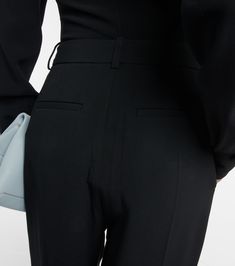 Find VICTORIA BECKHAM Pleated Wide-leg Pants on Editorialist. Details: 100% polyester. Material: 50% viscose, 47% acetate, 3% elastane. Designer color name: Black. Closure: zipper, hook fastening. Lining: 70% cotton, 30% polyamide. Care instructions: specialist clean. Pleated Wide Leg Pants, Color Names, Victoria Beckham, Polyester Material, Leg Pants, Black Pants, Wide Leg Pants, Color Design, Wide Leg