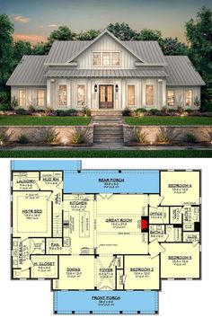 the floor plan for this house is very large and has two levels to accommodate it