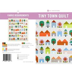 the tiny town quilt pattern is shown