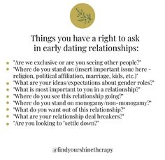 Early Dating, Getting To Know Someone, Relationship Questions, Asking Questions