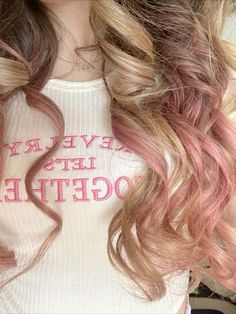 Pink Streaks, Nordic Tattoo, Pink Highlights, Aesthetic Photography Grunge, Hair Dye Colors, Aesthetic Pink, Cut My Hair, Cool Hair Color, Dream Hair