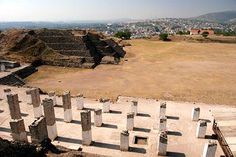 an aerial view of the ancient city of tempish, with many stone structures