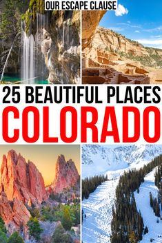 25 beautiful places to visit in colorado