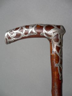 Holly Branch, Art Nouveau Silver