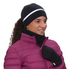 Winter Gift Set PONYTAIL BEANIE - the 3" slot opening lets your pull your hair back into a mid-high ponytail, braid, or bun, so you stay comfy while you workout. The slot fully closes so you can wear your hair down. FULL COVERAGE - protect your neck, nose and cheeks from winter's cold. This long fleece neck warmer has a contoured cut to provide the perfect fit and lock in warmth. SUPER SOFT AND COZY - the premium quality fleece is luxuriously soft against your skin. The women's beanie has a double layer ear band for extra warmth where you need it most. READY TO WORKOUT - to combat sweat and keep you comfy while you run the fabric is moisture wicking and quick drying. It's the perfect winter set for runners, cross country skiers, and hikers. BE SAFE, BE SEEN - this stylish beanie for women Ponytail Braid, Fleece Neck Warmer, Ear Band, Cross Country Skier, Running Gloves, Running Headbands, Ponytail Beanie, Winter Set, Running Hats