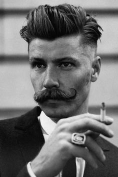 1920s Mens Hair, 20s Hair, Long Haired Men, 1920s Hair, Rockabilly Hair, Francisco Lachowski, Hipster Man