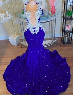 Royal Blue Prom Dresses, Sparkly Sequin Applique Prom Royal Blue Sparkly Prom Dress, Royal Blue Prom Dresses Black Women, Embellished Royal Blue Evening Dress For Prom, Royal Blue Prom Dresses With Diamonds, Prom Dresses Blue Royal Lace, Blue Sparkly Prom Dresses, Blue Sequin Prom Dress, Royal Blue Prom Dresses, Sparkly Prom Dresses