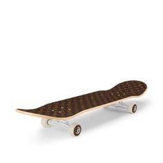 LOUIS VUITTON® - Skateboard And Strap - Silver Mirror Futuristic Aesthetic, Louis Vuitton Official Website, Classic Monogram, Silver Mirror, Louis Vuitton Official, Wood Deck, Silver Mirrors, Maple Wood, Chrome Finish