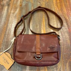 Nwt Wild West Cognac Brown Leather Adjustable Cross Body Bag. Length - 6" Width - 10" Depth - 2.25" Black Bucket Bag, Hippie Purse, Pet Carrier Bag, Red Crossbody, Brown Leather Handbags, Leather Saddle Bags, Brown Purses, Coach Crossbody Bag, Crossbody Wallet