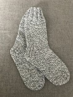 Hand knitted socks in gray heather, wonderfully knit for warmth... lovely colour. Measures 15" long x 5" wide at the heel. Grey Socks, Hand Knit Socks, Knitted Socks, Casual Socks, Socks And Hosiery, Lovely Colors, Knitting Socks, Hosiery, Heathers