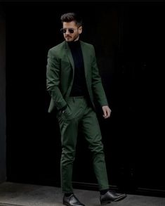 Mens Prom Suit, Prom Suit Green, Mens Prom, Prom For Guys, Prom Suits For Men, Suit Green, Dinner Suit