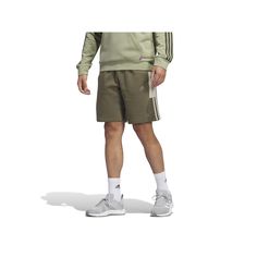 Essential comfort meets on-trend colour blocking in these adidas shorts. Whether lounging at home or stepping out for errands, the soft fleece build keeps you cosy, while bold 3-Stripes add sporty flair. Click on this MEN'S GUIDE to find the perfect fit and more! TECHNOLOGIES & FEATURES Side pockets provide a spot for your keys and phone so you can head out hands-freePaired with a tee, or sweatshirt these versatile shorts transition seamlessly from couch to coffee run Fleece construction Unlined Coffee Run, Colour Blocking, Adidas Shorts, World Of Sports, Stepping Out, Bottom Clothes, Color Trends, Adidas Men, Color Blocking