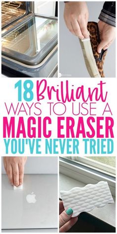 18 Magic Eraser Hacks That Will Blow Your Mind 1000 Lifehacks, Clean Baking Pans, Cleaning Painted Walls, Homemade Cleaning, Deep Cleaning Tips, Natural Cleaning, Household Cleaning Tips, Magic Eraser, Halloween Drinks