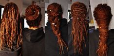 100 Unconventional dredlock styles. Who rocked it? Who sucked at it? | Nekita ink Dreadlock Inspiration, Red Dreads, Partial Dreads, Dreadlocks Girl, Dread Braids, Dreads Girl, Beautiful Dreadlocks, Hippie Hair, Dreadlock Styles