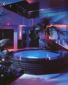 #80s #poolparty #pool #rich Vaporwave Interior, 80s Miami Aesthetic, 80s Apartment, 80s Miami, 80s Deco, 80s Modern