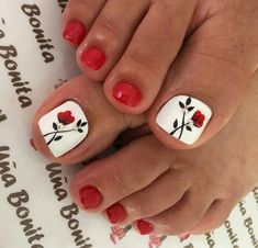 Halloween Toe Nails, Feet Nail Design, Soft Gel Nails, Asian Nails