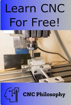 a machine with the words learn cnc for free on it's front cover