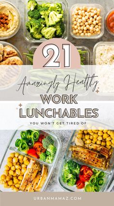 the 21 amazing healthy work lunches you won't get tired of are packed in plastic containers