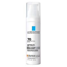 La Roche Posay Anthelios, UV Correct Daily Anti-Aging Face Sunscreen, Oxybenzone and Oil-Free Sheer Finish Sunscreen - SPF 70 - 1.7 fl oz La Roche Posay Sunscreen, Aging Face, Best Skin Care Routine, Top Skin Care Products, Facial Sunscreen, Body Sunscreen, Sunscreen Moisturizer, Anti Aging Face, Sunscreen Lotion