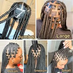 Box Braids Sizes, Hair Braid Patterns, Cabello Afro Natural, Parting Hair, Big Box Braids Hairstyles, Jumbo Box Braids, Feed In Braids Hairstyles, Box Braids Hairstyles For Black Women, Cute Braided Hairstyles