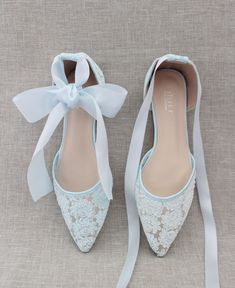 Flat Prom Shoes, Light Blue Crochet, Women Wedding Shoes, Blue Bridal Shoes, Shoes Bridesmaid, Wedding Shoes Bridesmaid, Blue Ballet Flats, Kids Heels, Suede Flats Shoes