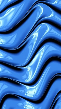 an abstract blue background with wavy lines