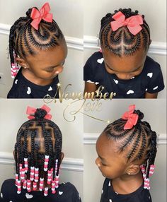 Toddler Girl Braids, Girls Braided Hairstyles Kids, Baby Girl Hairstyles Curly, Kids Short Hair Styles, Daughter Hairstyles, Toddler Braided Hairstyles, Cute Toddler Hairstyles, Bob Braids Hairstyles, Lil Girl Hairstyles