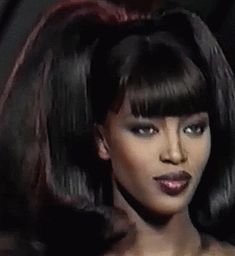 Hair Clips 90s, Naomi Campbell, Grunge Hair, Mode Vintage, Mode Inspiration, Black Is Beautiful, Pretty People