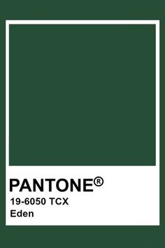 the pantone green color is shown in this image