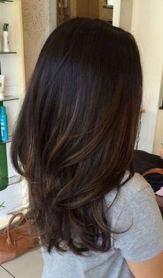 Hair Color Ideas For Brunettes Balayage, Brunette Ombre, Dark Brunette Hair, Brunette Balayage, Hair Balayage, Winter Hair Color, Trendy Hair Color, Balayage Brunette, Hair Color Balayage