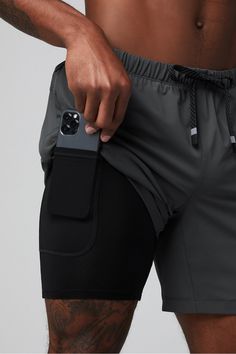 The One Short Lined 7in FL2 black male Activewear >> Mens >> Bottom >> Shorts >> Lined Shorts Boundless regular Anti-Stink/External Pockets/Hidden Pockets/Lightweight Feel/Quick-Dry/UPF 50 /Zip Pockets Live Your Best Life, Lightweight Shorts, Mens Activewear, Best Life, Live For Yourself, Upf 50, Mens Bottom, Black Men, Quick Dry