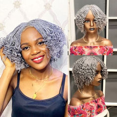 Short Curly Wig, Short Curly Wigs, Short Braids, Curly Wig, African Braids, Wig Making, Braids Wig, Curly Wigs, Wigs For Black Women