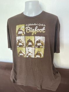 Vintage Bigfoot Types Guide Shirt Good condition Size XL Bigfoot Shirt, Gender Neutral, Thailand, Graphic Tees, Adult Outfits, Ships, Tops & Tees, Top Outfits, T Shirts