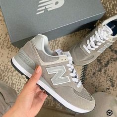 Lace-Up Closure For A Secure Fit 9.4 Oz. | 265.4 G Brand : New Balance Color: Grey/Grey/Grey New Balance Outfit, Trendy Shoes Sneakers, Shoe Wishlist, Fresh Shoes, New Balance 574, Hype Shoes, Shoe Inspo, Aesthetic Shoes, Swag Shoes