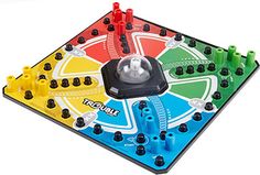 a board game with several pieces on it