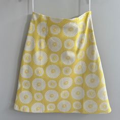 Can Be A Staple Or A Statement Piece Yellow Pencil Skirt For Summer, Yellow Summer Pencil Skirt, Yellow Retro Skirt With Relaxed Fit, Yellow A-line Lined Skirt, Casual Yellow A-line Skirt, Mustard Lined Skirt For Spring, Yellow A-line Summer Skirt, Traffic People, Yellow White