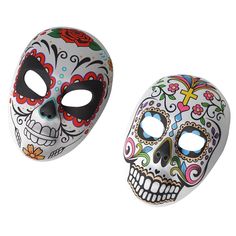 PRICES MAY VARY. You will get 2 pieces halloween full face day of the dead mask with different styles, gorgeous unique design with bright colors and classic halloween elements, like skull, teeth, flower, leaf, cross and heart, free to show your personality. Exquisite workmanship, vivid appearance of the product, which can increase the atmosphere of terror. The design of all Halloween elements is clear and increases the atmosphere of Mexico Day of the Dead. The adorable masquerade masks are made Candy Skull Mask, Mexican Skeleton Mask, Skull Candy Mask, Make Up Men, Masquerade Mask Full Face, Day Of The Dead Masks, Mask For Masquerade, Mexican Masks, Masquerade Decorations