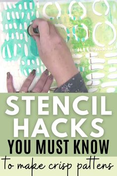 stencil hacks you must know to make crisp patterns