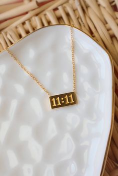 This 11:11 Necklace is all the bling you need to make time stand still! With its 18k gold-plated stainless steel chain and pendant, it'll be the timeless accessory that you'll never want to take off! Get it now before it slips away! Chain And Pendant, Time Stood Still, Timeless Accessories, Get It Now, Make Time, Steel Chain, Girly Photography, Stainless Steel Chain, 11 11