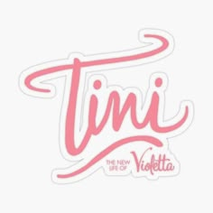 the logo for tini's new life of violettta, which is now on sale