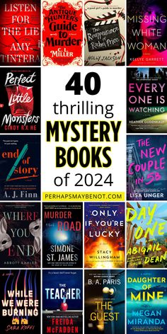 the top ten mystery books of 2012, with title overlaying it's image