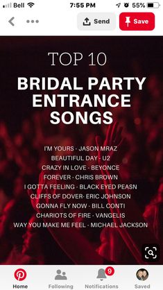 the top 10 bridal party entrance songs on instagrams are now available for free