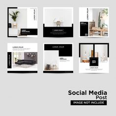 the social media post is designed to look like it has black and white accents