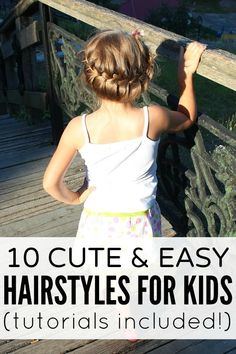 Sick of sending your kids to school with the same old pigtails and ponytails? ME TOO! But thanks to these 10 cute and easy hairstyles for kids, our daughters can now be the most stylish kids in class! Easy Hairstyles For Kids, Top Hairstyles, Back To School Hairstyles, Hairstyles For Kids, Kids Braided Hairstyles, Braid Hairstyles, Braids For Long Hair, Stylish Kids