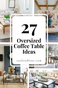 Transform your oversized coffee table into a centerpiece with thoughtful styling ideas. From spacious storage options to elegant decorative arrangements, these designs highlight how to make the most of a large coffee table while enhancing your living space’s aesthetic.