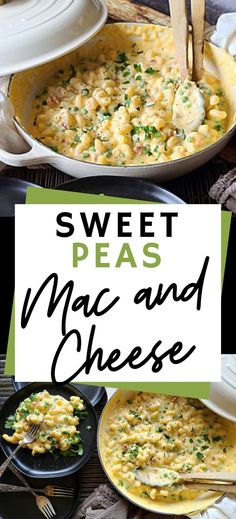 Collage of potful of sweet peas mac and cheese at top and bottom. Problems With Eating, Eating Veggies, Kids Veggies, Cheesy Macaroni, Stovetop Mac And Cheese, Creamy Mac And Cheese, Eat Veggies, Cheesy Pasta