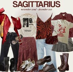 Saggitarius Rising Outfit, Sagittarius In Venus Style, Saggitarius Outfits Women, Sagittarius Sun Aesthetic, Sagittarius Venus Style Outfit, Sagittarius Clothes, Sagittarius Rising Style, Sagittarius Outfits Aesthetic, Sagittarius Venus Style