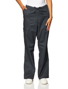 PRICES MAY VARY. INCREDIBLY SOFT BRUSHED TWILL FABRIC - You’ll love the rich feel of this comfy two-way stretch cotton/poly/spandex fine twill fabric. Brushed for extra softness, Workwear Core Stretch medical work pants for women are the ideal blend of comfort, breathability, and strength. You'll want to buy these scrubs pants for women in every color because nursing scrubs have never looked better. Plus size scrubs for women available. FOUR POCKETS, ID LOOP - These medical uniforms & scrubs fea Scrubs Women, Scrubs For Women, Scrubs Pants, Core Stretches, Professional Uniforms, Cargo Scrub Pants, Plus Size Workwear, Nursing Scrubs, Cherokee Woman